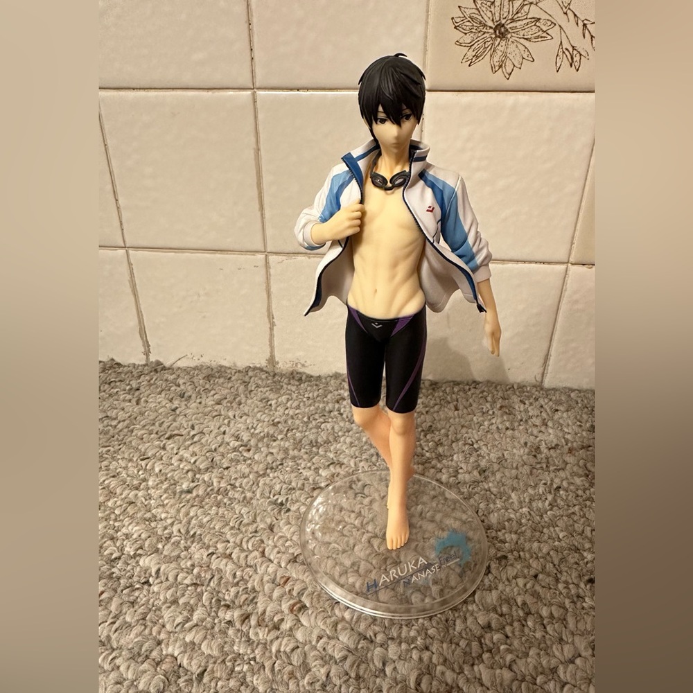 Anime Figure free iwatobi swim club haruka nanase figure
